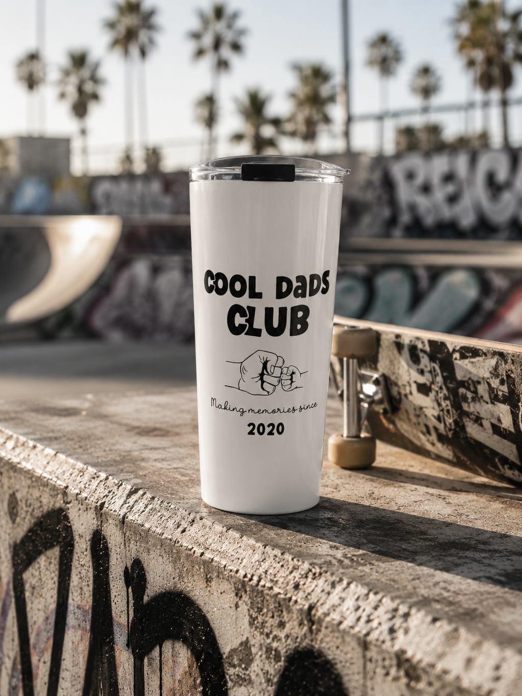 Cool Dads Club tumbler size reference mockup